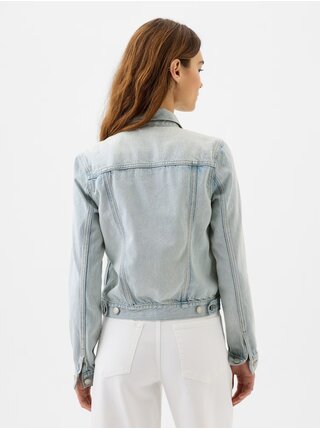 Světle modrá dámská džínová bunda GAP