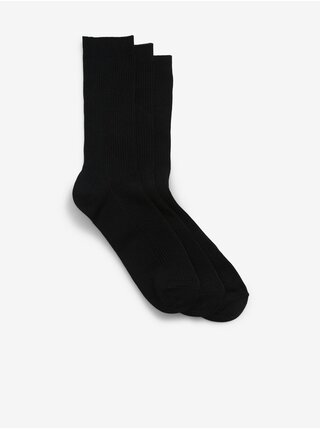 Sada tří párů pánských ponožek v černé barvě GAP