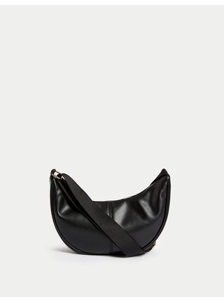 Černá dámská kabelka přes rameno Marks & Spencer 