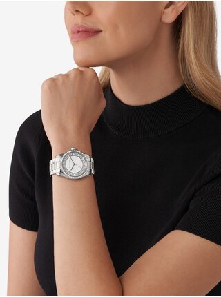 Strieborné dámske hodinky Michael Kors Lexington