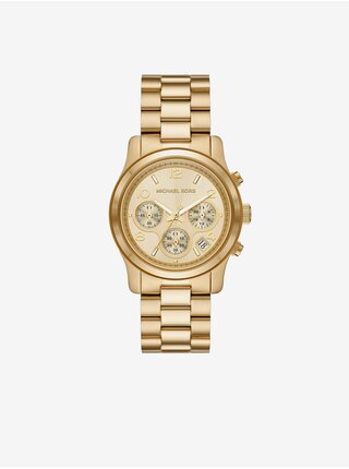 Zlaté dámske hodinky Michael Kors Runway