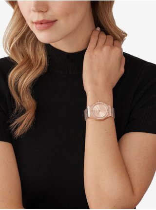 Ružovozlaté dámske hodinky Michael Kors Lennox