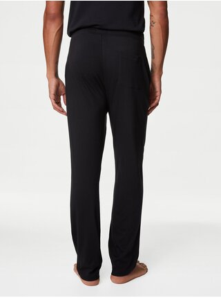 Černé pánské pyžamové kalhoty Supima® Marks & Spencer 