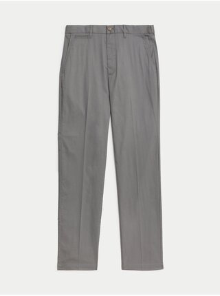 Šedé pánské chino kalhoty, Marks & Spencer 
