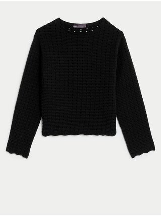 Čierny dámsky sveter Marks & Spencer