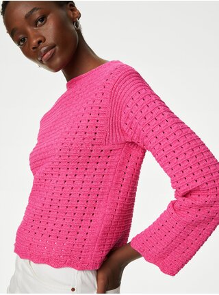 Ružový dámsky sveter Marks & Spencer