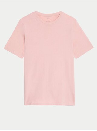 Růžové pánské tričko Marks & Spencer 