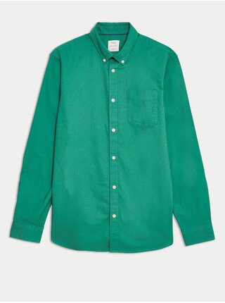 Zelená pánská košile Marks & Spencer 