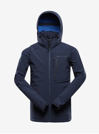 Modrá pánská softshellová bunda Alpine Pro HOOR