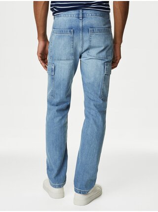 Modré pánské džíny Marks & Spencer 