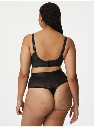 Čierne dámske silne spevňujúce bezšvové tangá Body Define™ Marks & Spencer