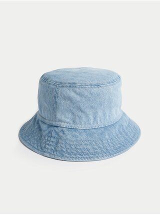 Svetlo modrý dámsky rifľový klobúk Marks & Spencer