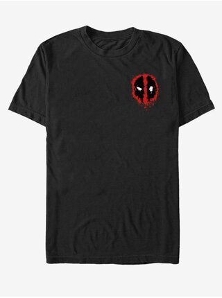 Čierne unisex tričko Marvel Deadpool SplatterIcon - Pocket