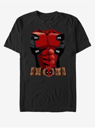 Černé unisex tričko Marvel Deadpool Armor