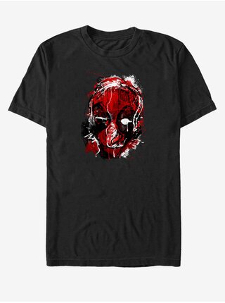 Čierne unisex tričko Marvel Deadpool Drippy