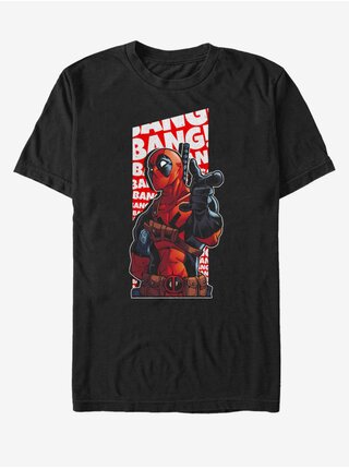 Čierne unisex tričko Marvel Bang Bang Bang