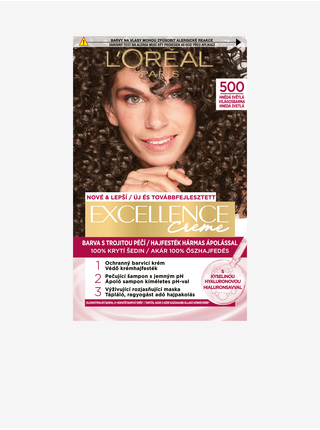 Barva na vlasy L'Oréal Paris Excellence Creme 500 Hnědá světlá