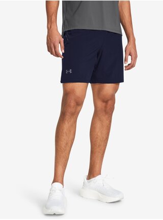 Tmavě modré pánské sportovní kraťasy Under Armour UA LAUNCH PRO 7'' SHORTS  