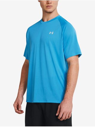 Modré pánské sportovní tričko Under Armour UA Tech Reflective SS   