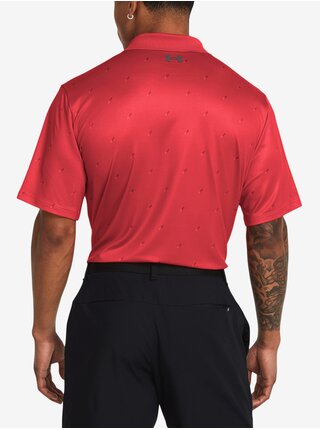 Červené pánské sportovní polo tričko Under Armour UA Perf 3.0 Printed Polo  