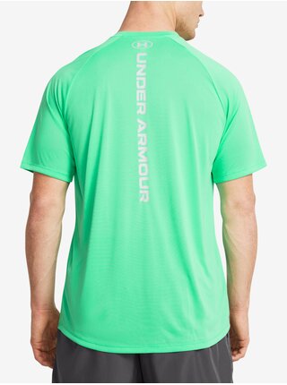Zelené pánské sportovní tričko Under Armour UA Tech Reflective SS     