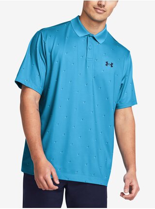 Modré pánské sportovní polo tričko Under Armour UA Perf 3.0 Printed Polo    