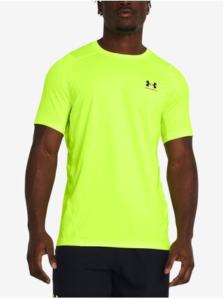 Zelené pánské sportovní tričko Under Armour UA HG Armour Fitted SS-GRN