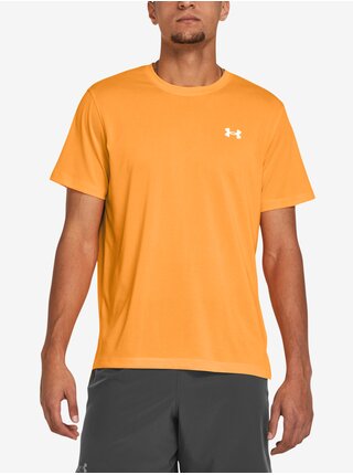 Oranžové pánské sportovní tričko Under Armour UA LAUNCH SHORTSLEEVE