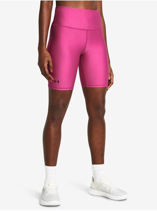 Růžové dámské sportovní kraťasy Under Armour Tech Bike Short-PNK