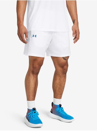 Bílé pánské kraťasy Under Armour UA Baseline Woven