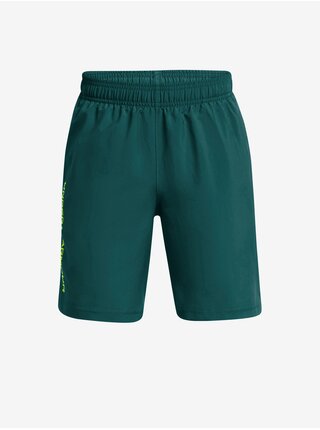 Petrolejové chlapčenské kraťasy Under Armour UA Woven Wdmk