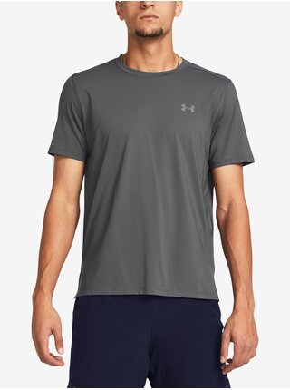 Šedé pánské sportovní tričko Under Armour UA LAUNCH ELITE SHORTSLEEVE