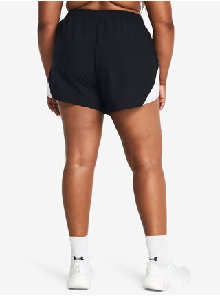 Čierne dámske športové kraťasy Under Armour UA Fly By 3'' Shorts&