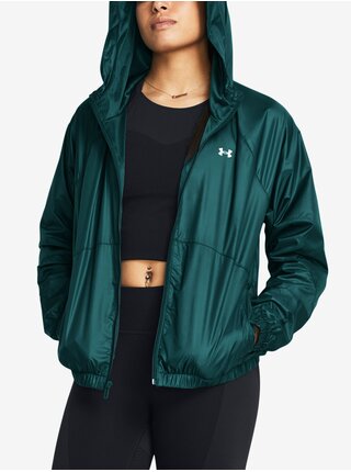 Petrolejová dámská sportovní bunda Under Armour UA SPORT WINDBREAKER JKT