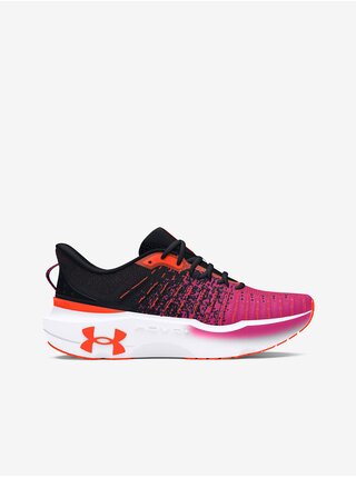 Čierno-ružové dámske športové tenisky Under Armour UA W Infinite Elite