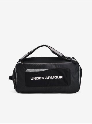 Čierno-šedá športová taška Under Armour UA Contain Duo MD BP Duffle