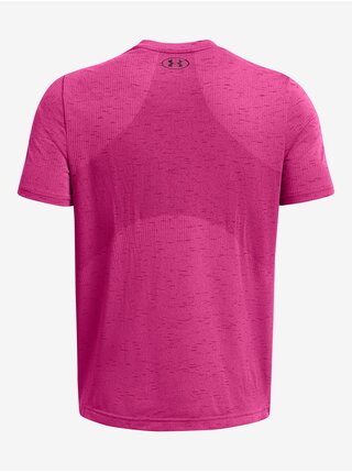 Tmavo ružové pánske športové tričko Under Armour Vanish Seamless SS