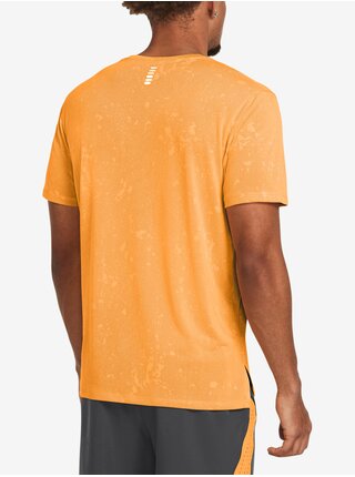 Oranžové pánske športové tričko Under Armour UA Launch Splatter SS