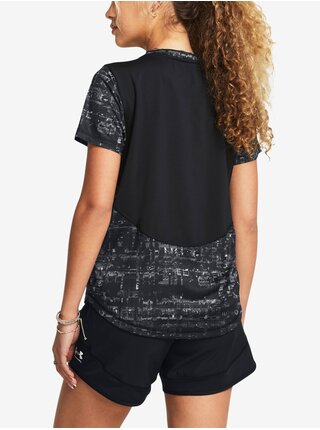 Černé dámské vzorované tričko Under Armour UA W's Ch. Pro Train SS Print
