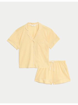 Žluté dámské pyžamo Marrks & Spencer Cool Comfort™