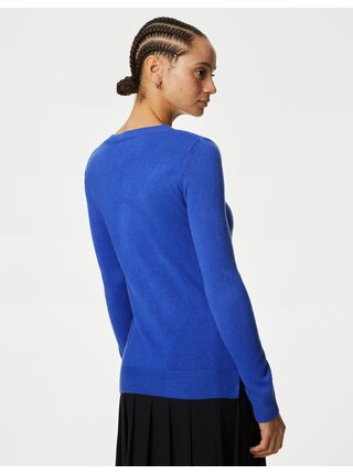Modrý dámsky sveter Marks & Spencer