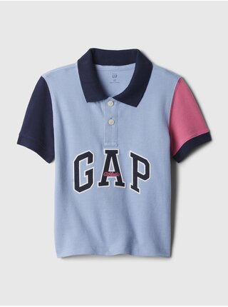 Modré chlapčenské polo tričko GAP