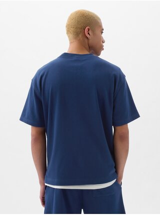 Tmavě modré pánské mikinové tričko GAP