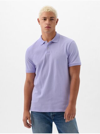 Světle fialové pánské polo tričko GAP
