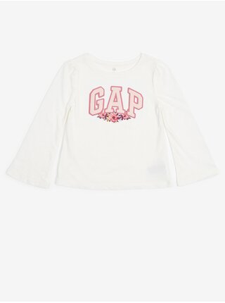 Bílé holčičí tričko GAP 