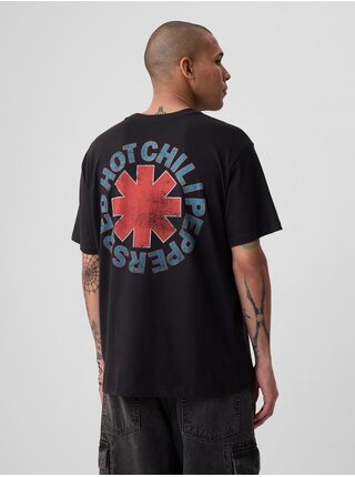 Čierne unisex tričko Red Hot Chili Peppers GAP