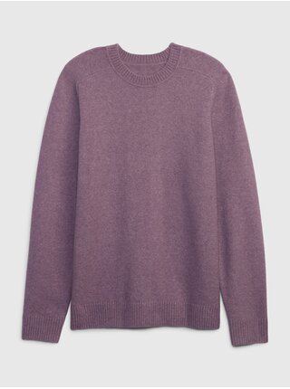 Světle fialový pánský svetr s příměsí vlny GAP