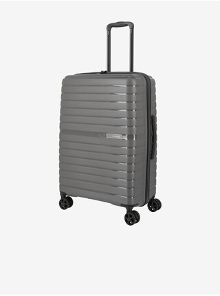 Stříbrný cestovní kufr Travelite Trient M Anthracite