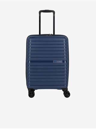Tmavě modrá sada cestovních kufrů Travelite Trient S,M,L Blue