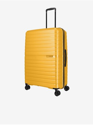 Žlutý cestovní kufr Travelite Trient L Yellow